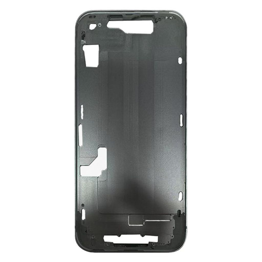 Produktbild för Apple iPhone 16e - Byte av mellanram - Svart (Actionknapp funkar ej)