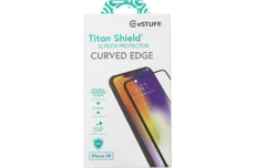 Produktbild för eSTUFF TitanShield för iPhone XR / iPhone 11 - Curved Black