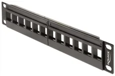 Produktbild för DeLock 10" Keystone Patch-panel 12-ports