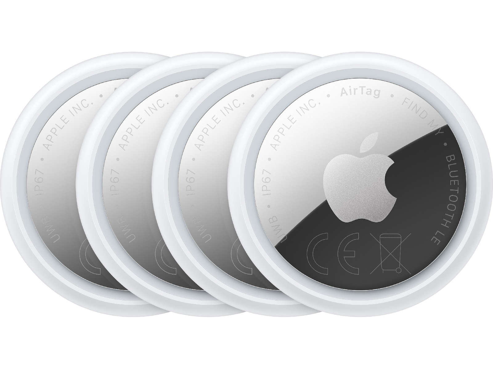 Produktbild för Apple AirTag 2nd Gen (4-pack)