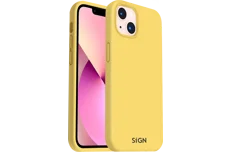 Produktbild för SiGN Liquid Silicone Case for iPhone 14 Plus - Gul