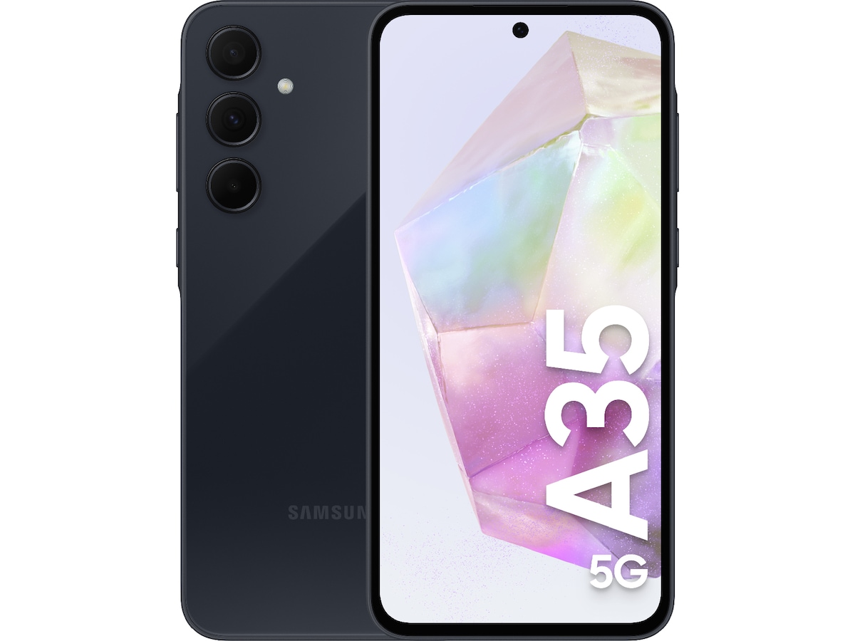 Produktbild för Samsung Galaxy A35 5G - 128GB - Svart / Marinblå - Grade B+