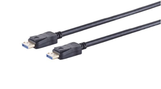 Produktbild för COM DisplayPort kabel - 2.0 - UHBR10 - 8K - 2m - Svart