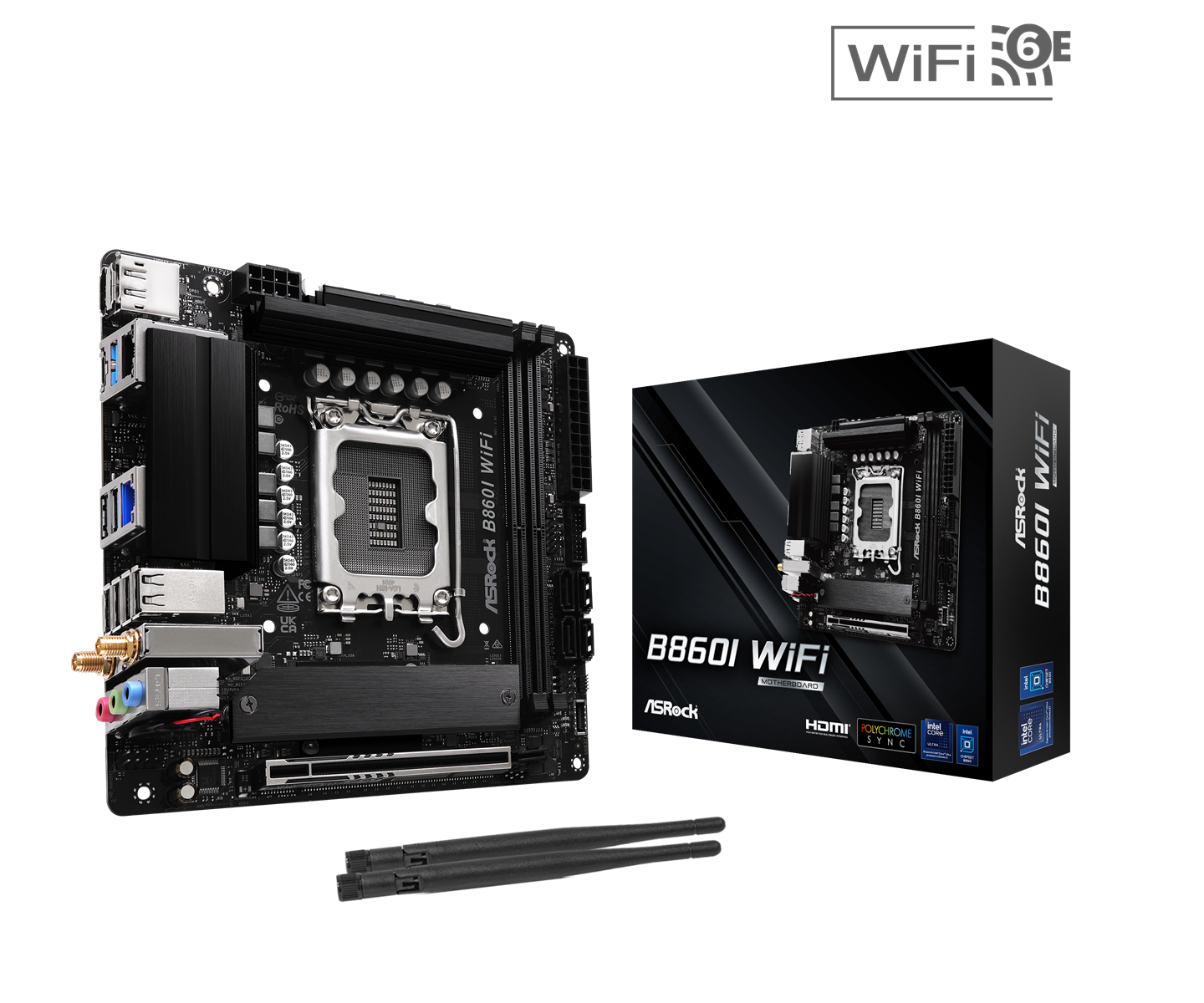 Produktbild för ASRock B860I - WiFi 6E - ITX