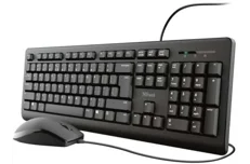 Produktbild för Trust TKM-250 -Trådbundet tangentbord och mus - Vattenavvisande