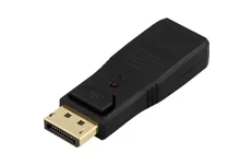 Produktbild för Deltaco DisplayPort hane till HDMI hona adapter - Svart