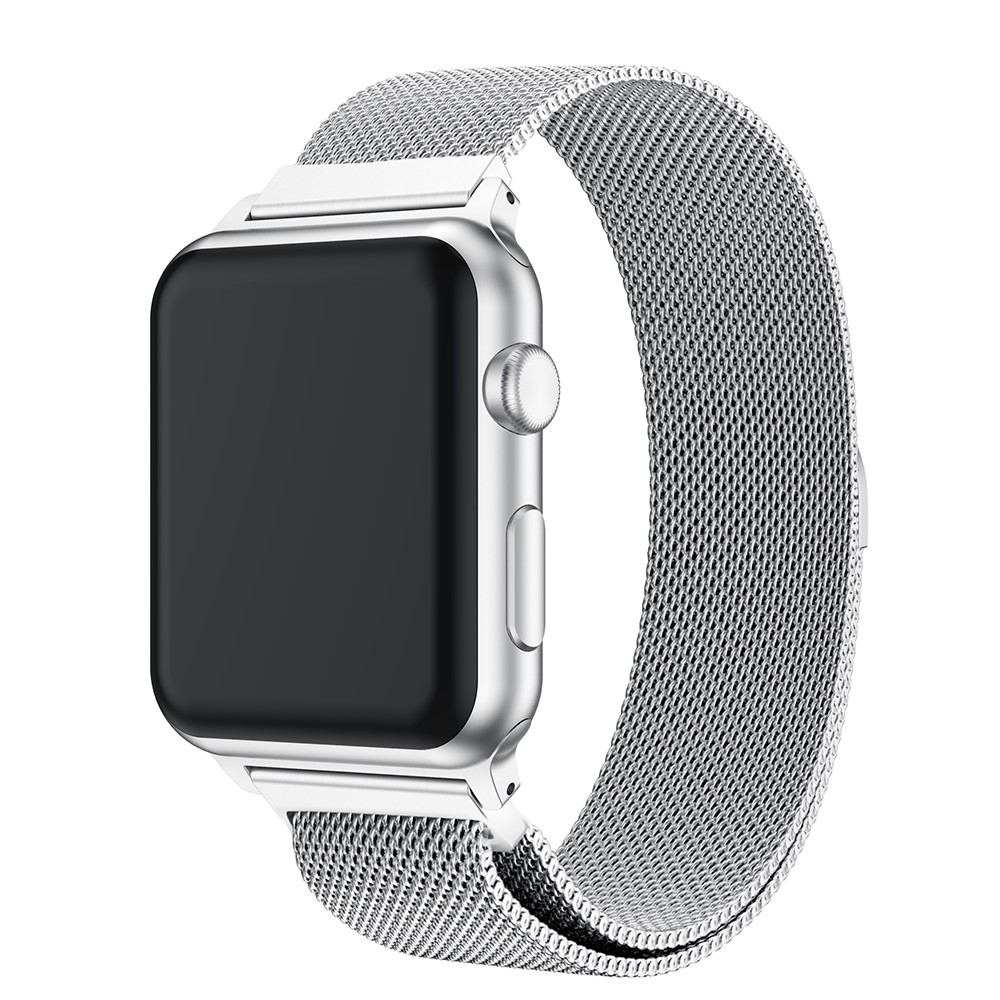 Produktbild för Milanese Armband för Apple Watch 38 / 40 / 41 / 42mm - Silver