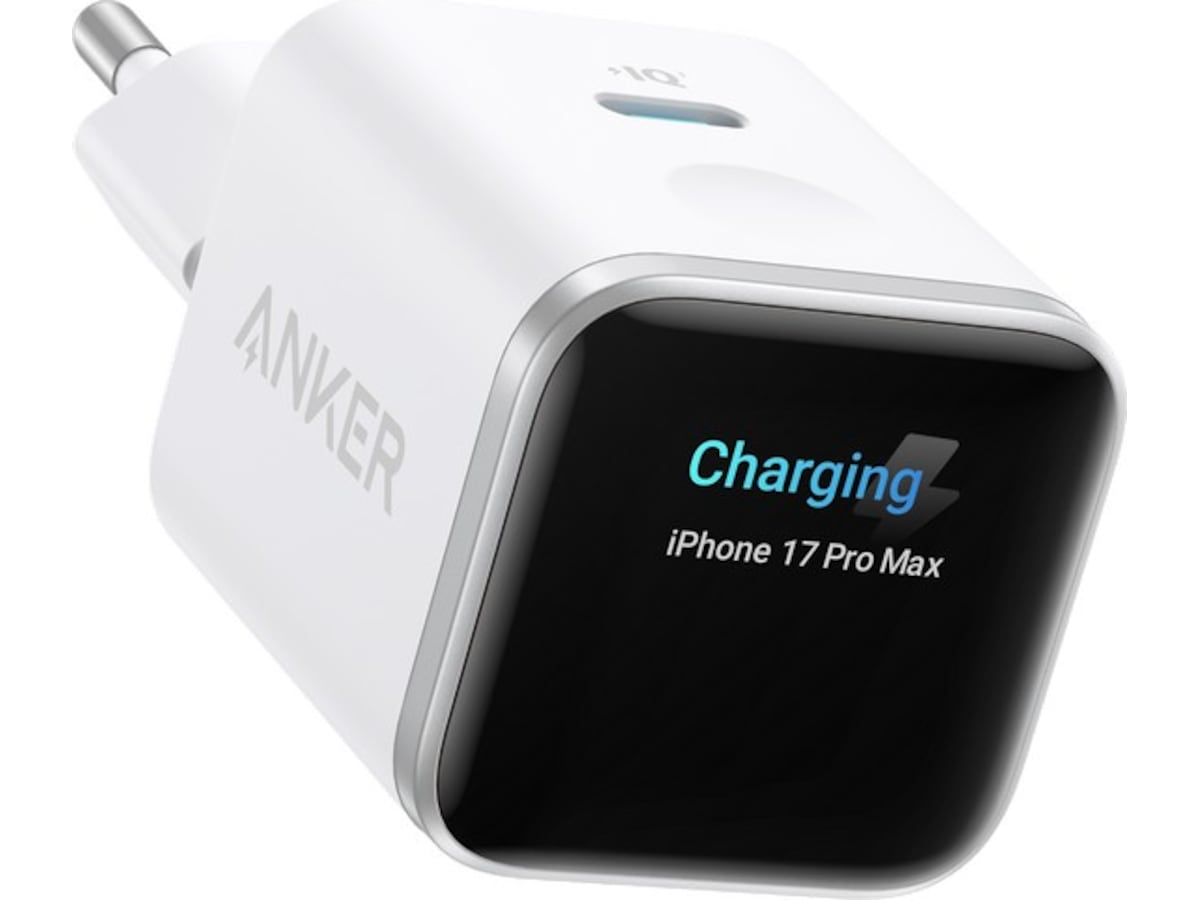 Produktbild för Anker Nano 45W Smart Display Charger - Vit