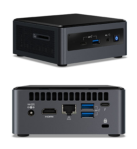 Produktbild för Intel NUC10i7FNB - Core i7 10710U - 32GB - 500GB SSD - Grade B