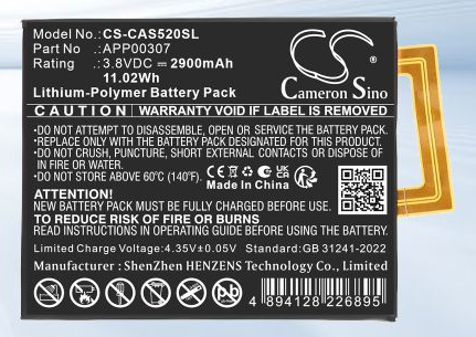 Produktbild för Caterpillar Cat S52 - Batteribyte