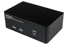 Produktbild för StarTech 2 Port Dual DisplayPort USB KVM Switch w/ Audio & USB Hub