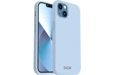 Produktbild för SiGN Liquid Silicone Case for iPhone 14 - Safir Blue