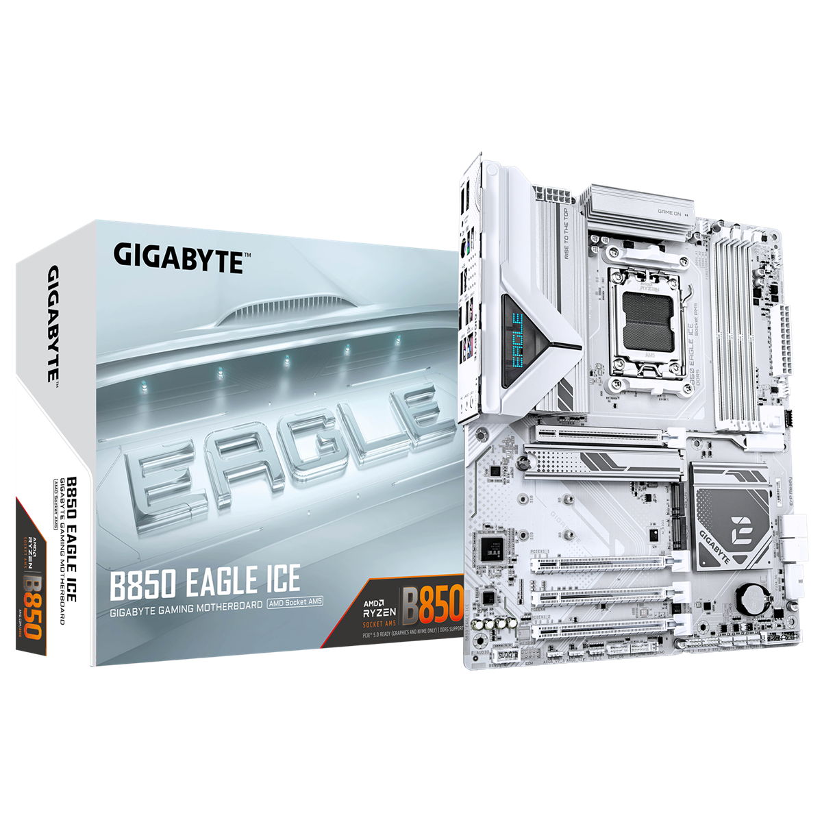 Produktbild för Gigabyte B850 EAGLE ICE