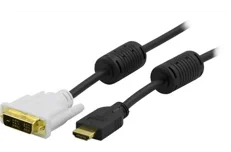 Produktbild för Deltaco HDMI till DVI-D Single Link - 2m - Svart