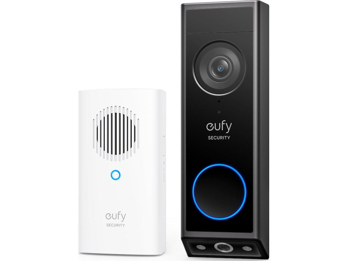 Produktbild för Eufy E340 Videodörrklocka med Edge HomeBase Mini