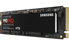 Produktbild för Samsung 990 PRO PCIe 4.0 NVMe M.2 SSD - 4TB