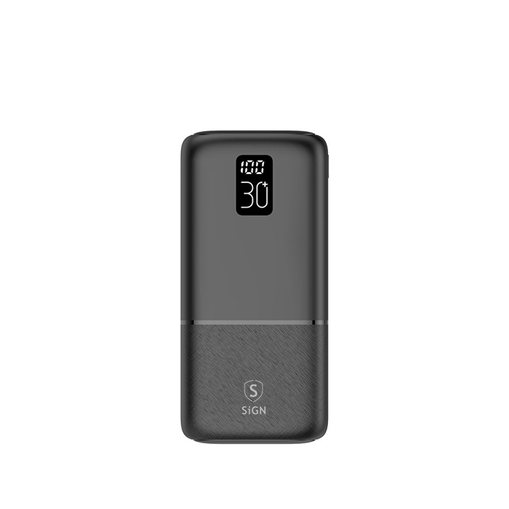 Produktbild för SiGN Powerbank 22.5W 30,000 mAh USB-C och USB-A