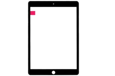 Produktbild för Apple iPad 9th gen (2021) - Glasbyte - Svart