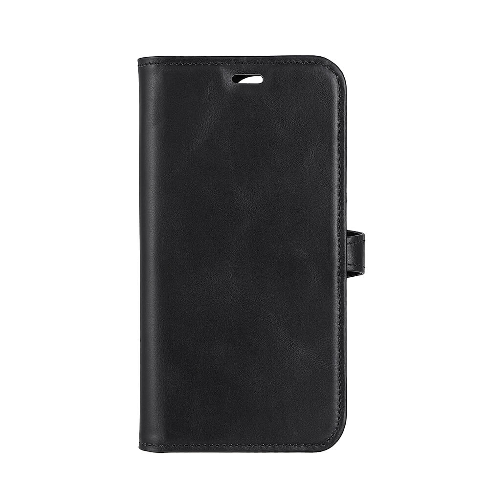 Produktbild för Gear Buffalo Plånboksfodral för iPhone 14 Pro i äkta läder - Svart