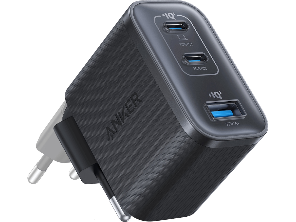 Produktbild för Anker Nano 70W väggladdare (svart)