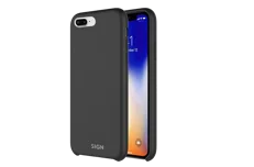 Produktbild för SiGN Liquid Silicone Case för iPhone 7 Plus och 8 Plus - Black