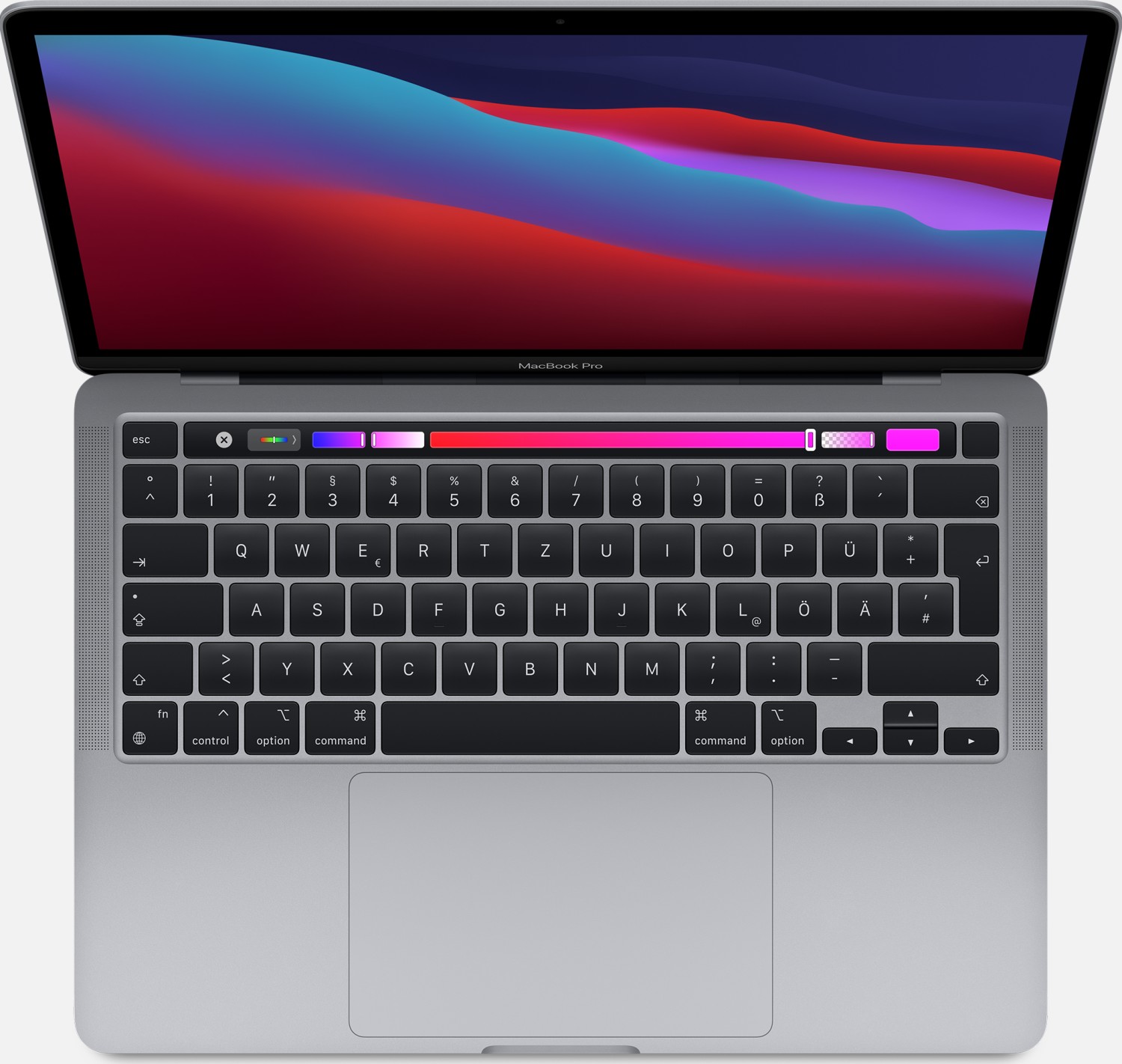 Produktbild för Apple Macbook Pro 13" (2020) - M1 - 16GB - 512GB SSD - Grade B