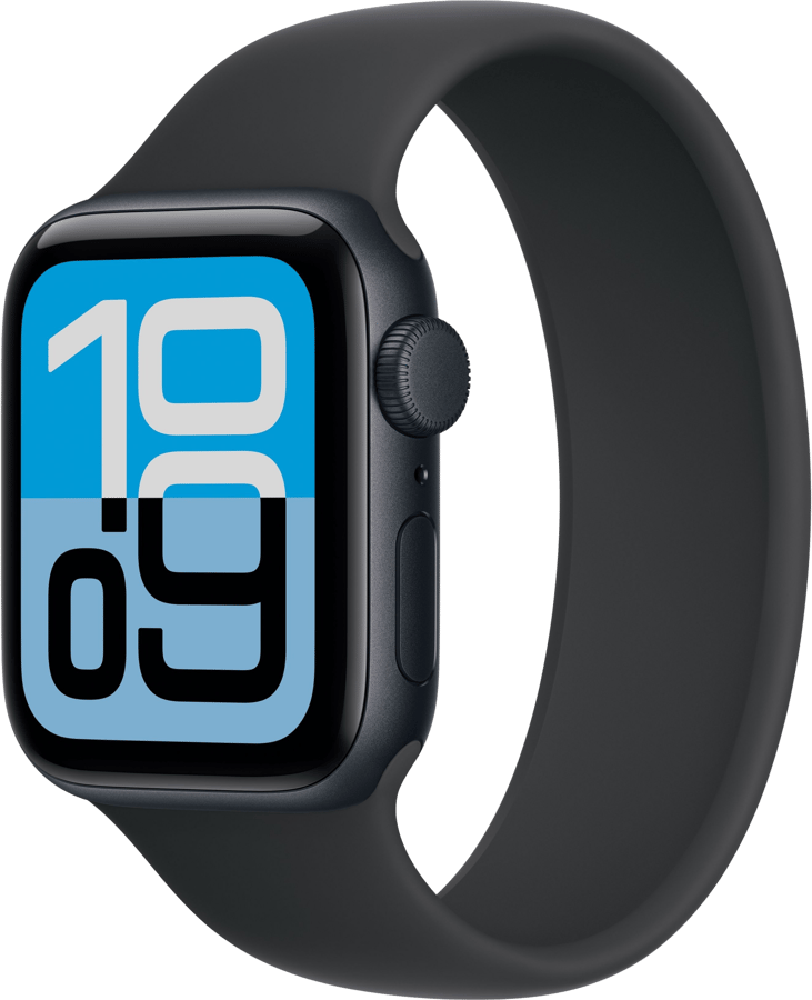 Produktbild för Apple Watch SE 3 2025 (44mm) - Wifi - Aluminium - Midnatt - Grade B