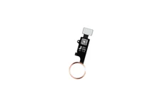 Produktbild för Apple iPhone 7 / 8 (även plus) / SE 2020 - Hemknappsbyte - Vit/Rose gold - (Touch-ID funkar ej)