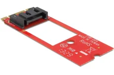 Produktbild för DeLock Adapter, gränssnittskonverterare, M.2 (NGFF) till 7-pin SATA