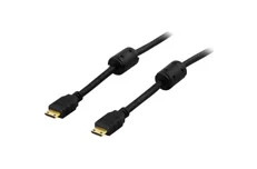 Produktbild för Deltaco Mini HDMI - Mini HDMI kabel 19-pin ha - ha 1m
