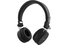 Produktbild för STREETZ Vikbart on-ear BT headset, 3.5 mm, svart