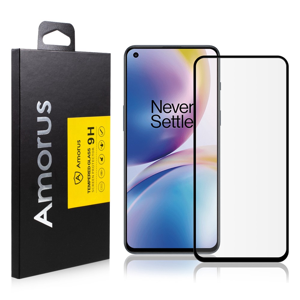 Produktbild för AMORUS Glasskärmskydd för OnePlus Nord 2 5G