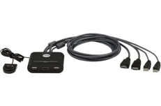 Produktbild för Aten KVM switch - 2 datorer - HDMI / USB