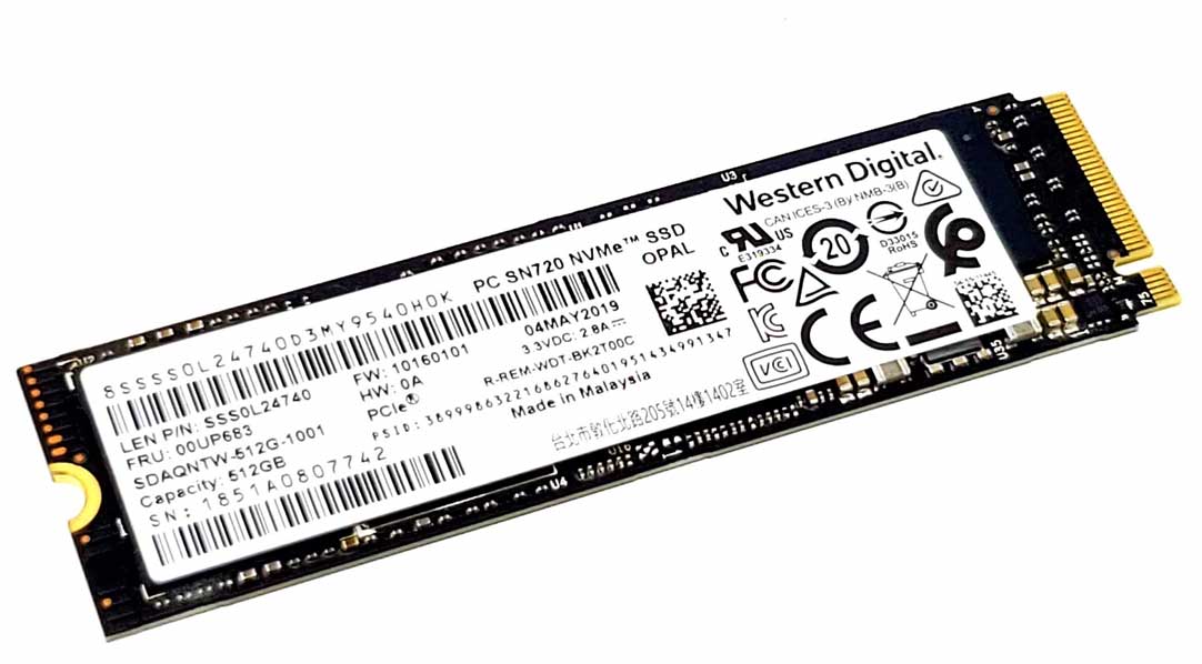 Produktbild för HP SSD 512GB M.2 2280 Pm981 - Renoverad produkt