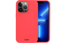 Produktbild för SiGN Liquid Silicone Case for iPhone 14 Pro - Watermelon Red