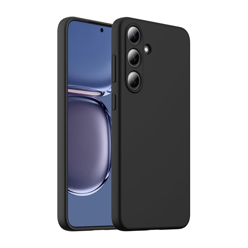 Produktbild för SiGN Liquid Silicone skal för Samsung Galaxy S25 FE - Svart