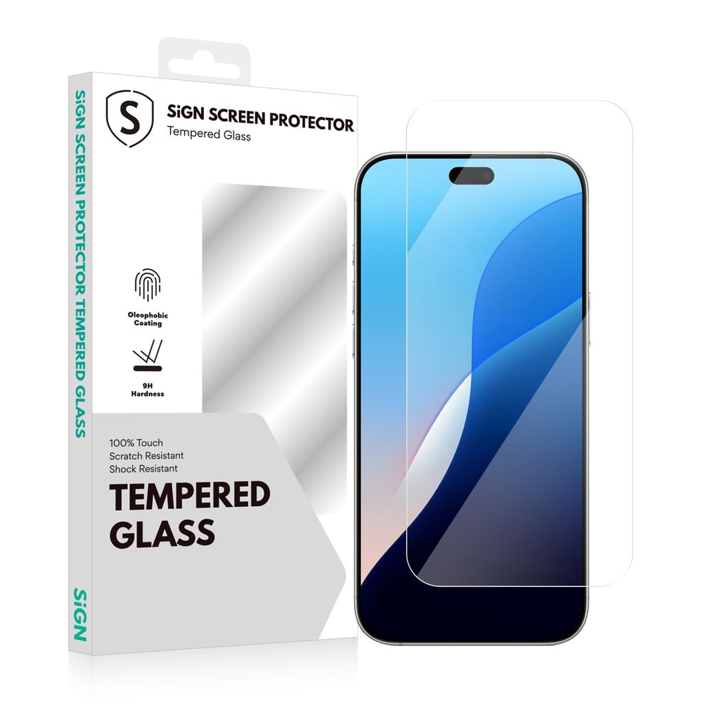 Produktbild för SiGN Skärmskydd Tempered Glass för iPhone 18 Pro