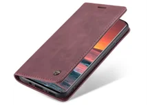 Produktbild för CASEME 013 Plånboksfodral för Samsung Galaxy A21s - Wine Red