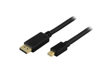 Produktbild för Deltaco DisplayPort till Mini DisplayPort - ha - ha - 2m - Svart