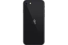 Produktbild för Apple iPhone SE 2022 - Baksidebyte - Svart (Glaset)