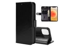 Produktbild för SiGN Plånboksfodral för iPhone 12 / 12 Pro - Svart