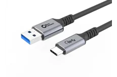 Produktbild för MicroConnect Premium USB-C till USB-A kabel - 60W - 10Gbps - USB 3.2 Gen 2 - 0,5m