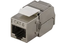 Produktbild för Deltaco FTP Cat6 Keystone kontaktdon, "Tool-free"