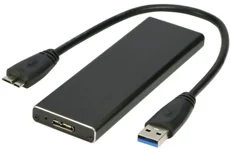 Produktbild för MicroStorage Macbook Air 17+7pin SSD to USB 3.0 - Hårddiskkabinett