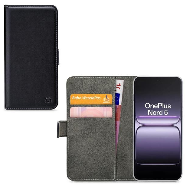 Produktbild för Mobilize Classic Plånboksfodral till OnePlus Nord 5 - Svart
