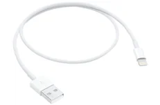 Produktbild för Apple Lightning till USB kabel - 50 cm - Vit