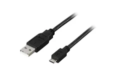Produktbild för Deltaco USB 2.0 kabel Typ A ha - Typ Micro B ha - 2m - Svart