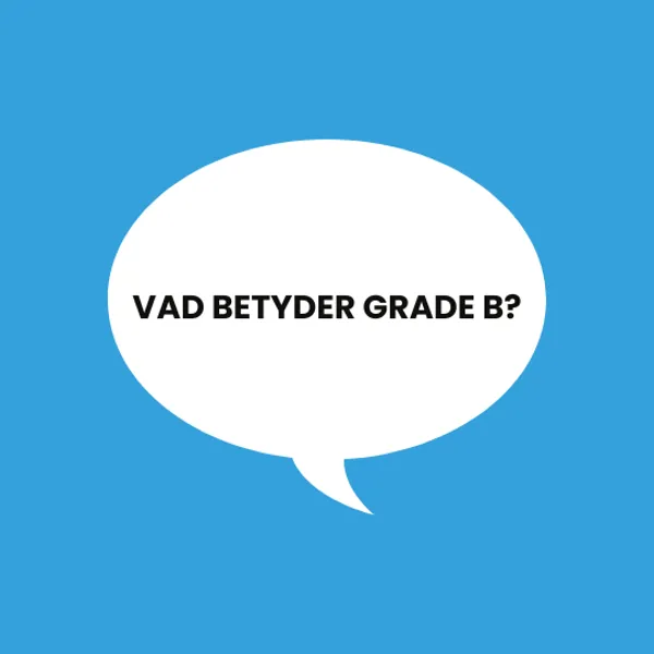 Omslagsbild för artikeln Graderingar av renoverade produkter