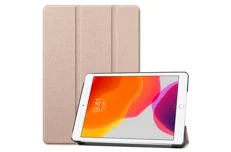Produktbild för SiGN Tri-fold Cover with Stand for iPad 10.2 2019/2020 - Gold