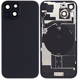 Produktbild för Apple iPhone 15 - Baksidebyte - Svart (Glaset) - Grade A